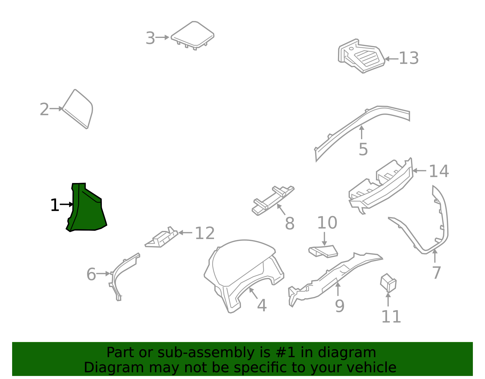 2015-2024 Nissan Murano End Cover 68420-5AA0A | OEM Parts Online