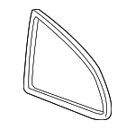 K34A50897 - : Quarter Panel Glass Spacer for Kia: Rio Image