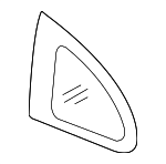 K34D63950 - Body: Quarter Glass for Kia: Rio Image