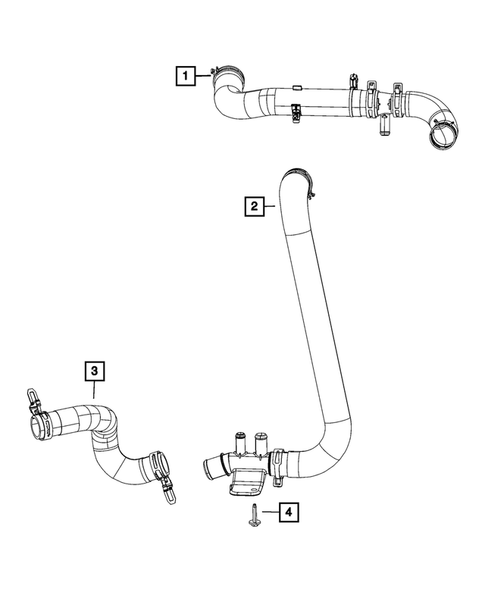 Radiator and Related Parts; Charge Air Cooler for 2023 Jeep Gladiator #5