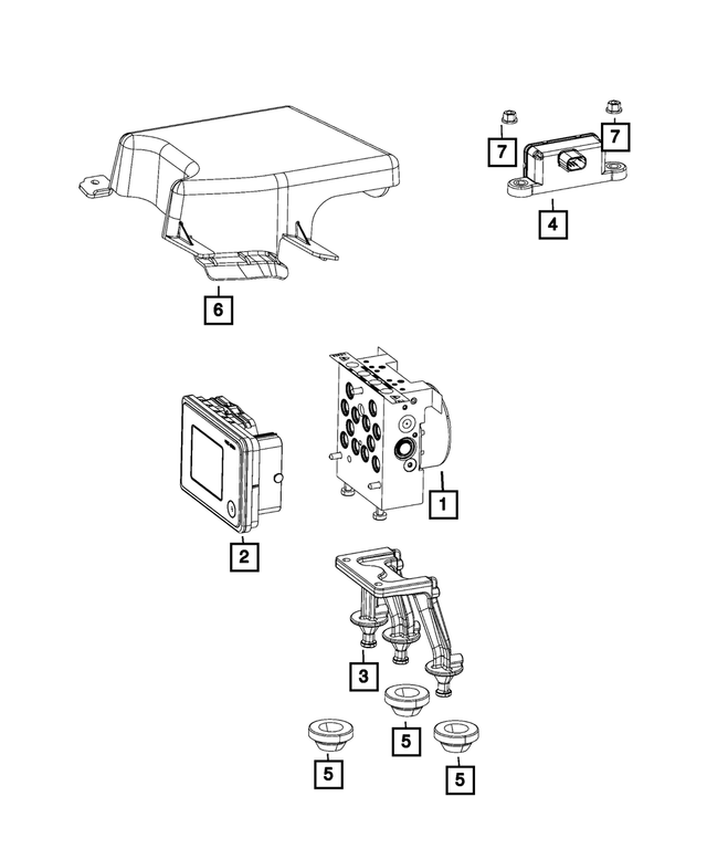 4779281AA - Electrical: Grommet for Mopar Image