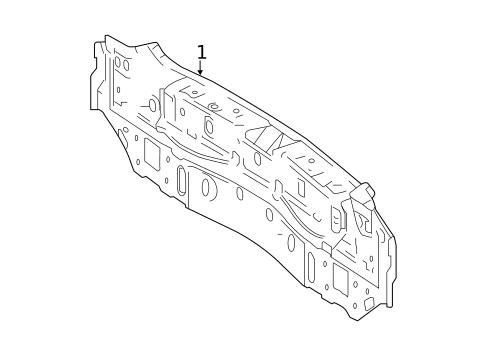 Rear Body for 2016 Mercedes-Benz GLA250 #0