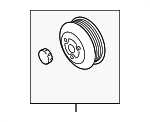 94810609101 - Cooling System: Pulley for Porsche: Cayenne, Panamera Image
