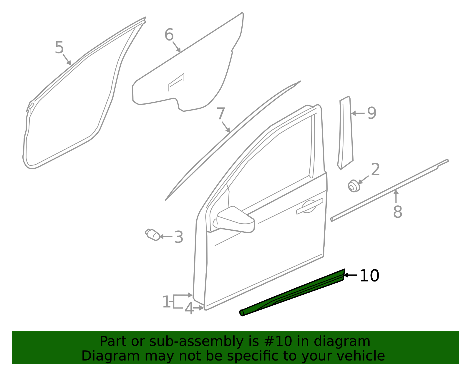 82870-5RB0C - 2019-2024 Nissan Kicks - Molding | Conicelli Nissan