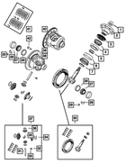5015358AF - Rear Axle; Corporate 9.25; Differential and Drive Line: Ring And Pinion Gear Kit for Mopar Image