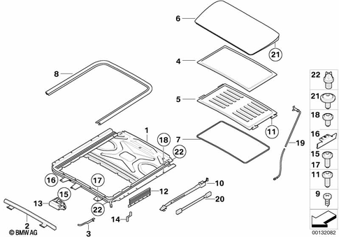 Lift-Up-and-Slide-Back Sunroof for 2006 BMW 750Li #0
