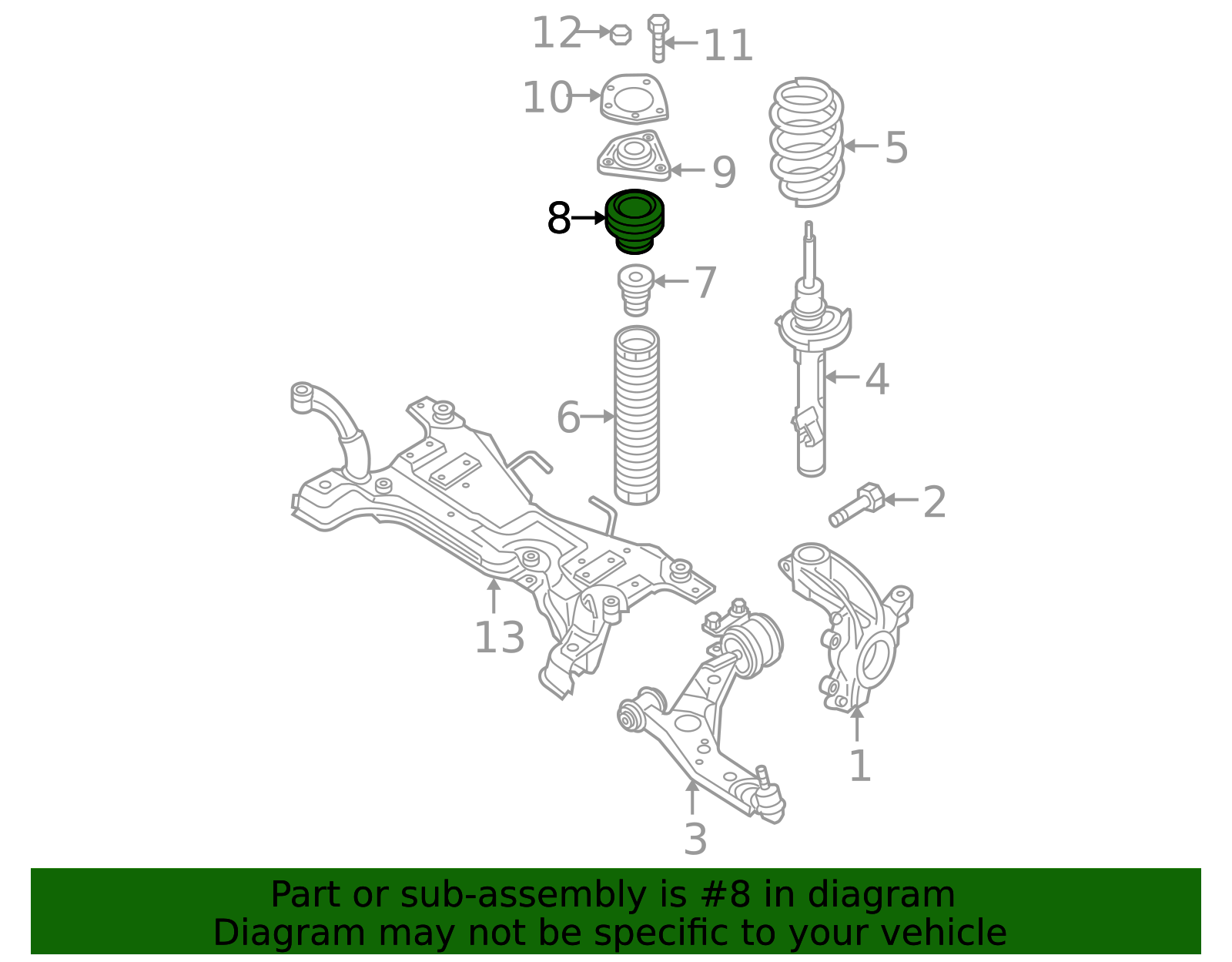 2004-2013 Mazda OEM NEW 2004-2013 Mazda 3 Hatchback Sedan Front