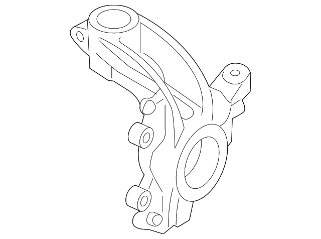 2007-2009 Mazda 3 Knuckle L Steering - Driver's Side (LH) BR5S-33