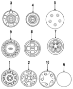 F29Z1130B - : Wheel Cover for Ford Image