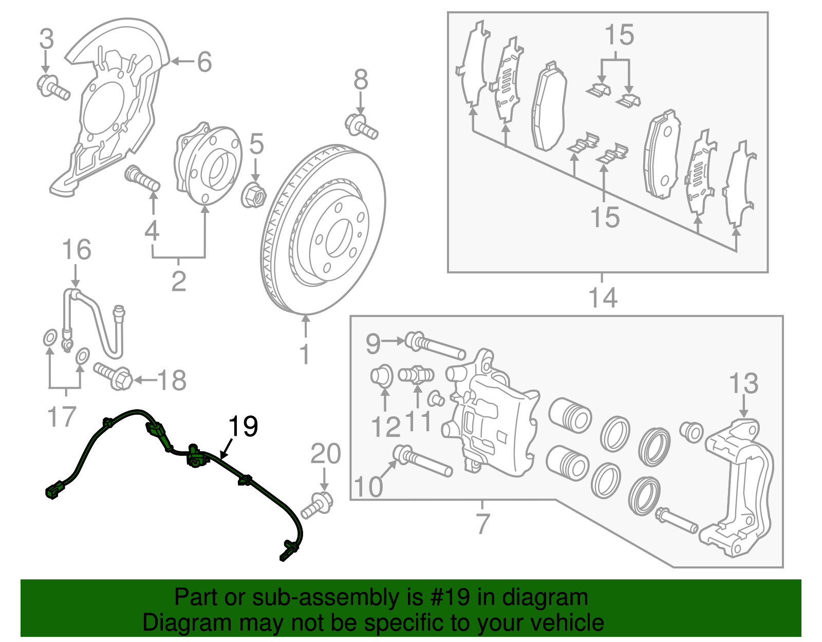 TK78-43-70X - ABS Sensor - 2016-2023 Mazda CX-9 | Mazda Swag