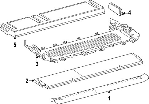Interior Trim - Rear Body for 2023 Toyota Sequoia #0