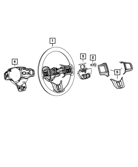 Steering Wheel for 2012 Dodge Durango #0