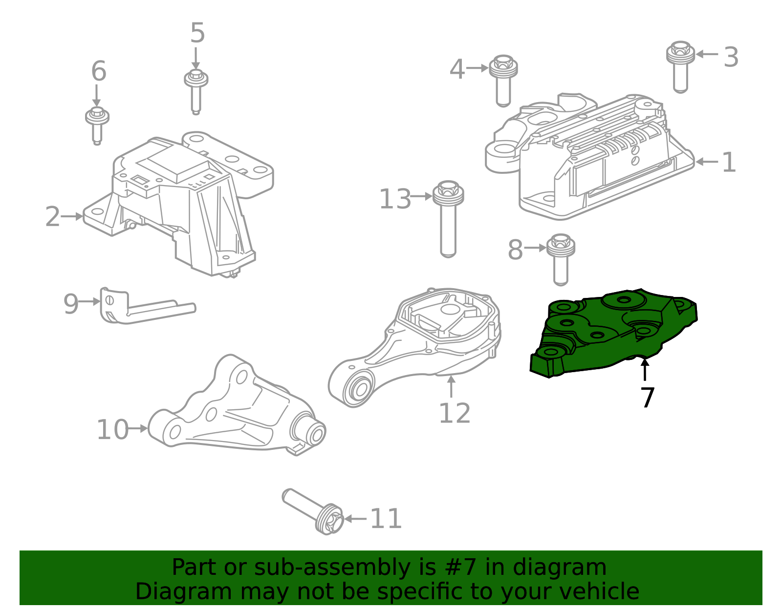 Mopar Performance 55157476AD Bracket - Genuine MOPAR Replacement Part