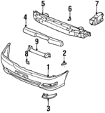 620228B830 - : Bumper Cover for Nissan: 200SX Image