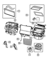 5191353AB - Air Conditioners and Heaters: A/c And Heater Duct for Mopar Image