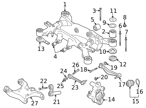 Rear Suspension for 2003 BMW 745Li #0
