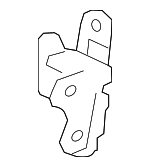 6875076020 - Body: Upper Hinge for Lexus: UX200, UX250h, UX300h Image