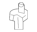 847472L000 - Body: Shift Panel Clip for Hyundai Image