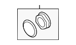 33127607158 - Suspension: Dust Cover Lock Nut for BMW Image image