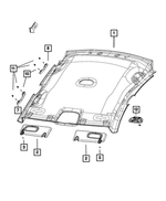 5MT88ML2AF - : Visor, Right for Mopar Image
