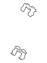 91172696 - Brakes: Brake Pads Retainer for GM Image