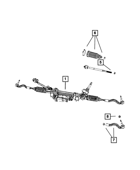 Steering Gear for 2026 Jeep Grand Cherokee L #0