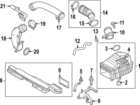 Air Cleaner for 2024 Audi RS3 #0