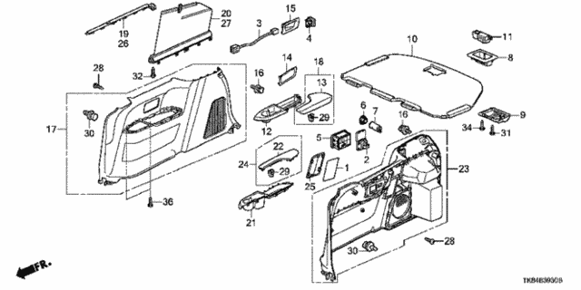 Side Lining (1) for 2012 Honda Odyssey #0