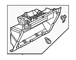 3CN857114B82V - Body: Glove Box Frame for Volkswagen Image