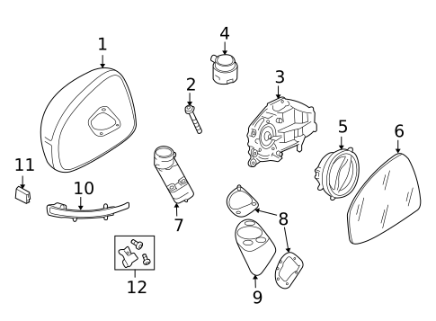 Outside Mirrors for 2008 Audi R8 #0