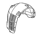 420810171G - Body: Wheelhouse Liner for Audi Image