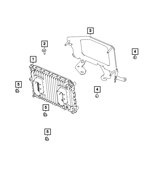 68434928AC - Electrical: Engine Controller Module for Mopar Image image