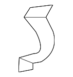 281743J000 - Engine: Upper Cover Clamp for Kia: Carnival, Forte, Niro, Rio, Seltos, Sorento, Soul, Sportage, Stinger Image