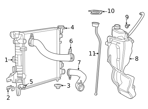 Radiator & Components for 2016 Ram 2500 #0