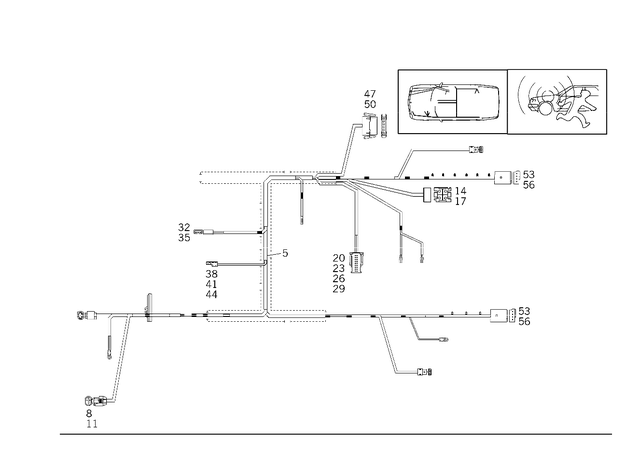 2105402081 - Electrical System: Receptacle Housing for Mercedes-Benz Image image