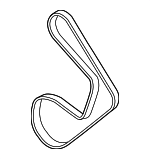 12576687 - Maintenance &amp; Lubrication: Supercharger Belt for Pontiac: Grand Prix Image