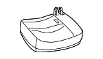 3W3Z54632A22AE - Body: Seat Cushion Pad for Ford Image