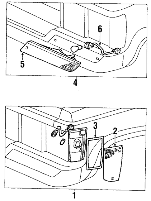 Park & Signal Lamps for 1990 Toyota Land Cruiser #0