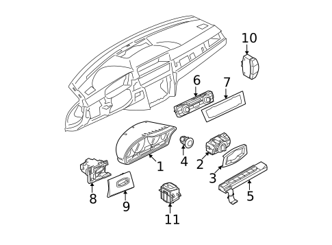 Cluster & Switches for 2013 BMW M3 #0