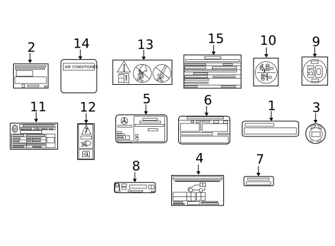 Information Labels for 2011 Mercedes-Benz E 350 #0