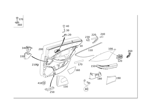Door Paneling for 2008 Mercedes-Benz CLS550 #0