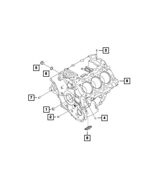 Cylinder Block for 2018 Alfa Romeo Giulia #0