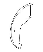 YU3Z2K004AA - Brakes: Splash Shield for FORD Image