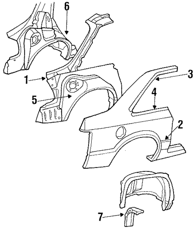4512705 - Body: Quarter Panel for Mopar Image