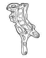 6Q903143G - Electrical: Alternator Bracket for Volkswagen Image