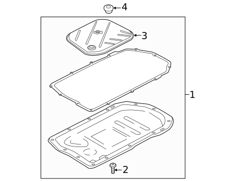 Transmission Components for 2015 BMW 750i #1