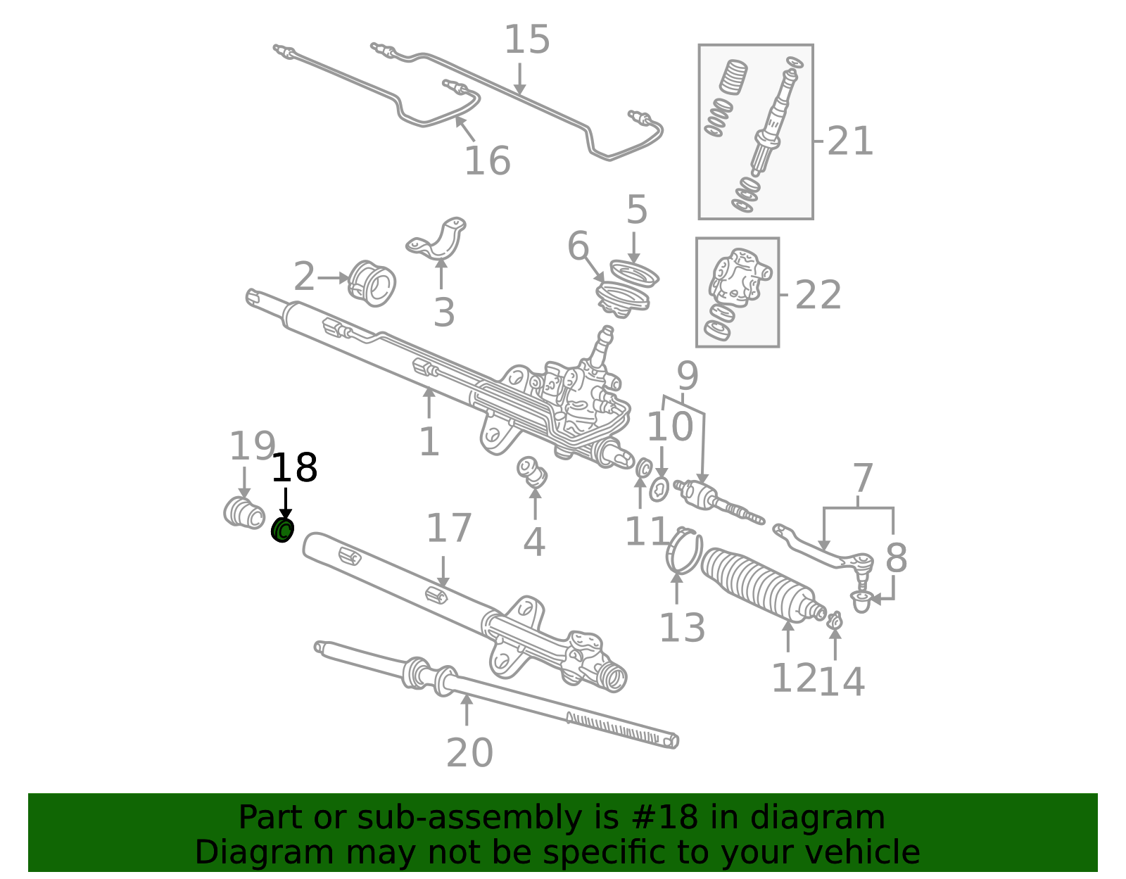 06531-SJC-A01 - 2003-2014 Honda - Seal Kit A Power Steering (Rotary ...