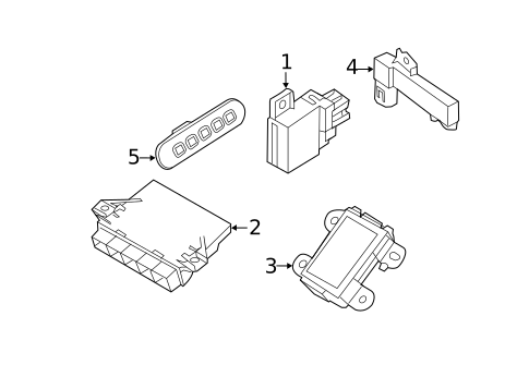 Keyless Entry Components for 2012 Lincoln MKX #1