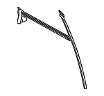 95C837471A - Body: Door Window Belt Weatherstrip for Porsche: Macan Image