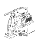 6034455 - Interior Trim: Hex Head Bolt for Mopar Image